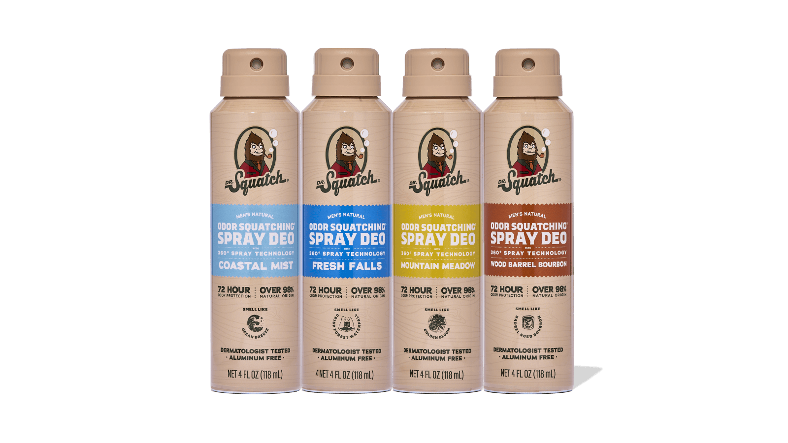 Spray Deodorant 4-Pack Z7