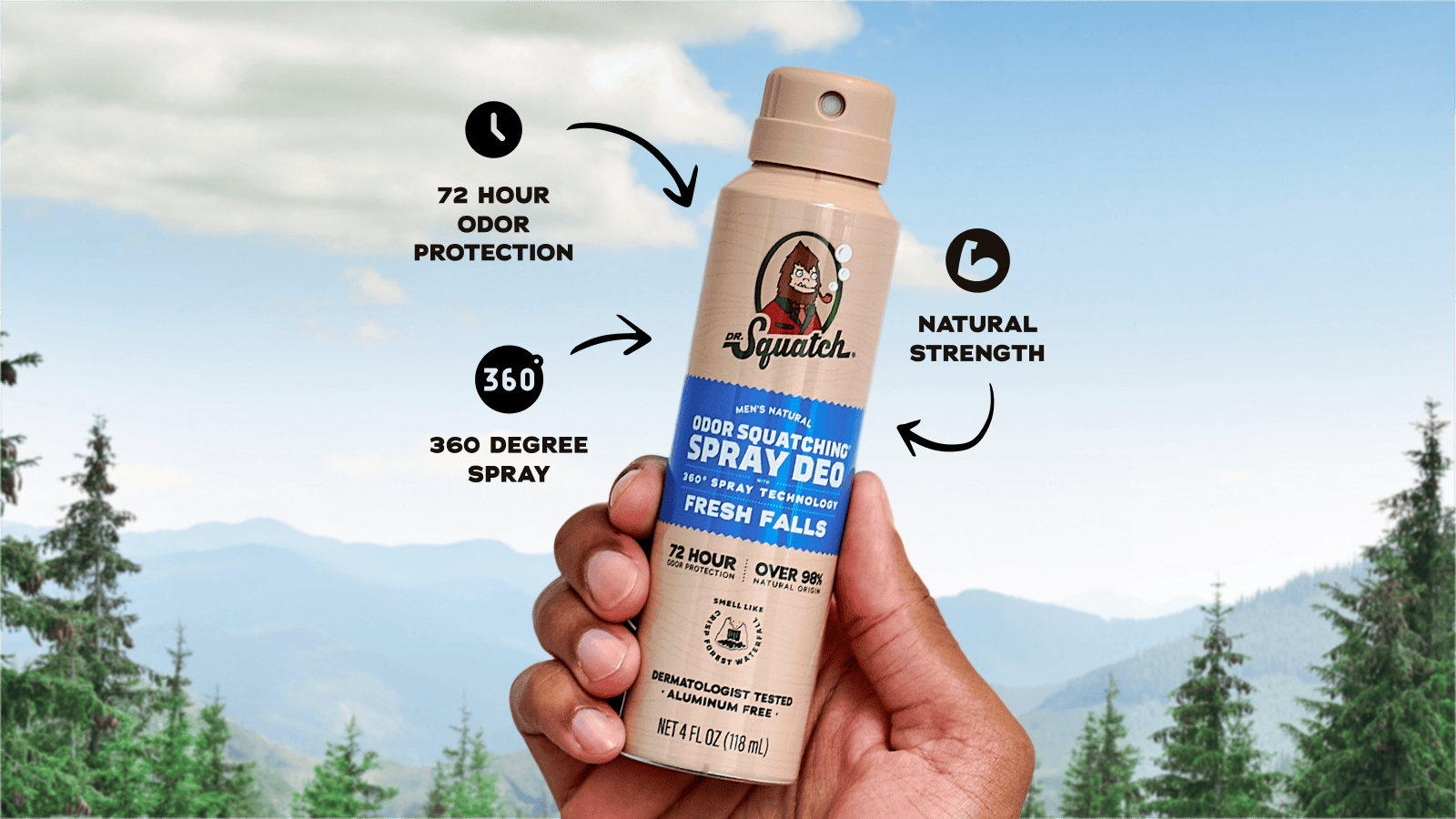 Spray Deodorant 4-Pack Z7