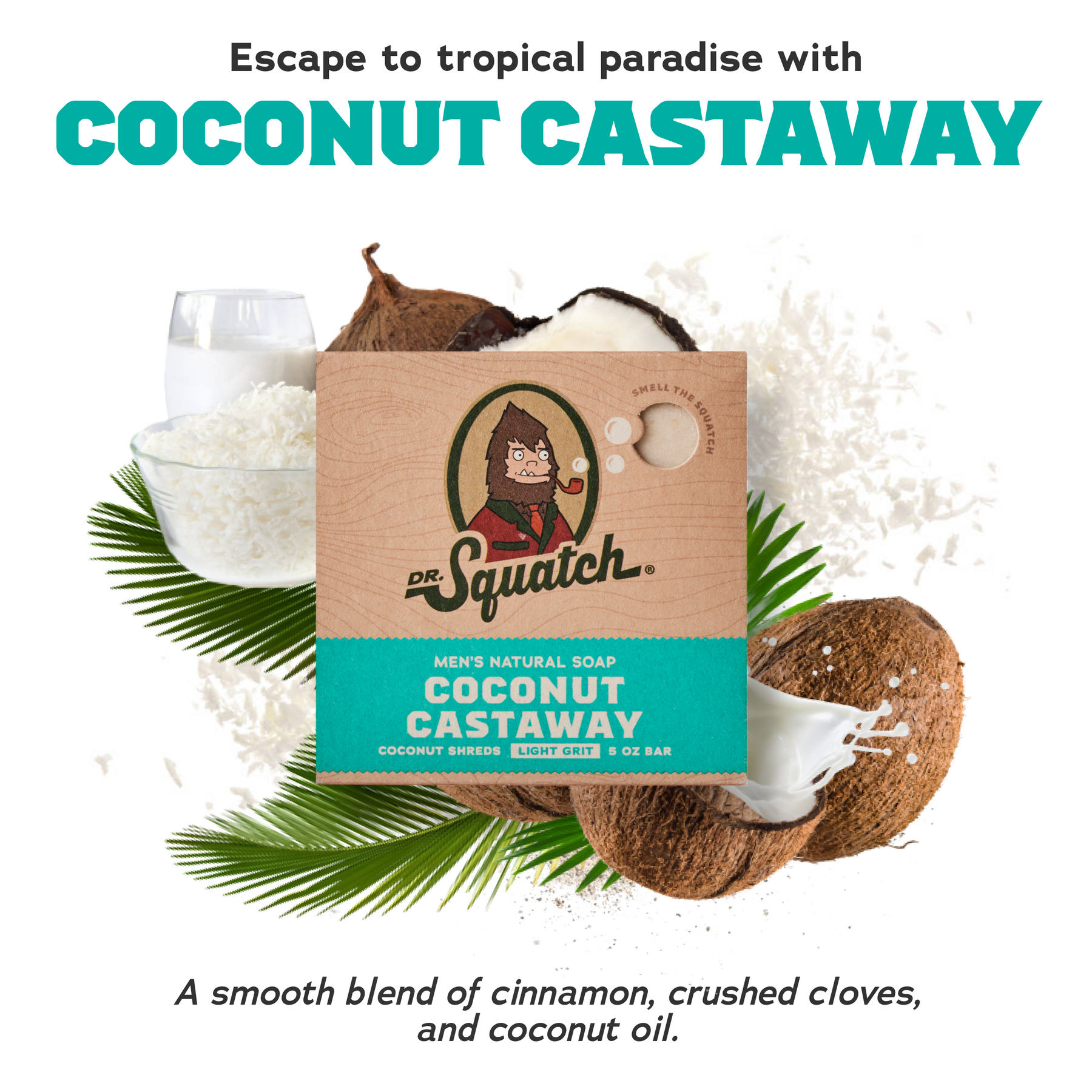 4-Pack Coconut Castaway Natural Bar Soap C3