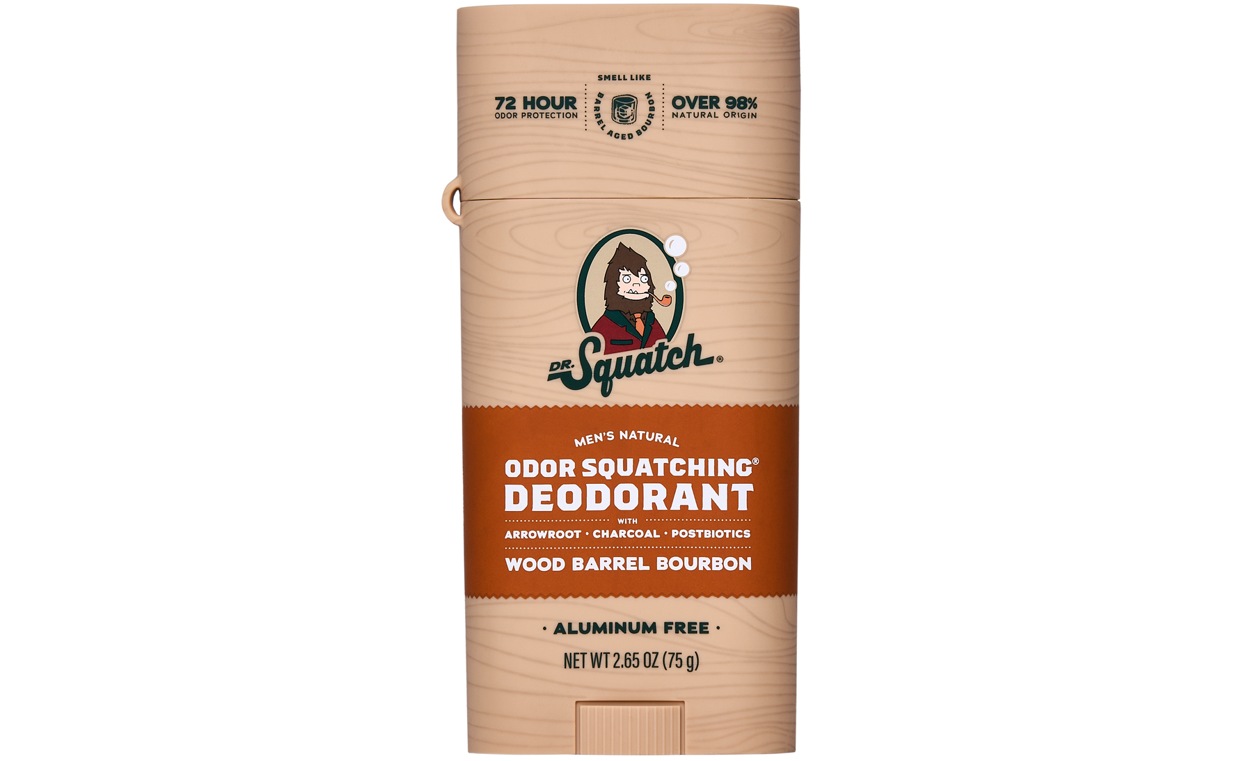 Wood Barrel Bourbon Deo Flask X6