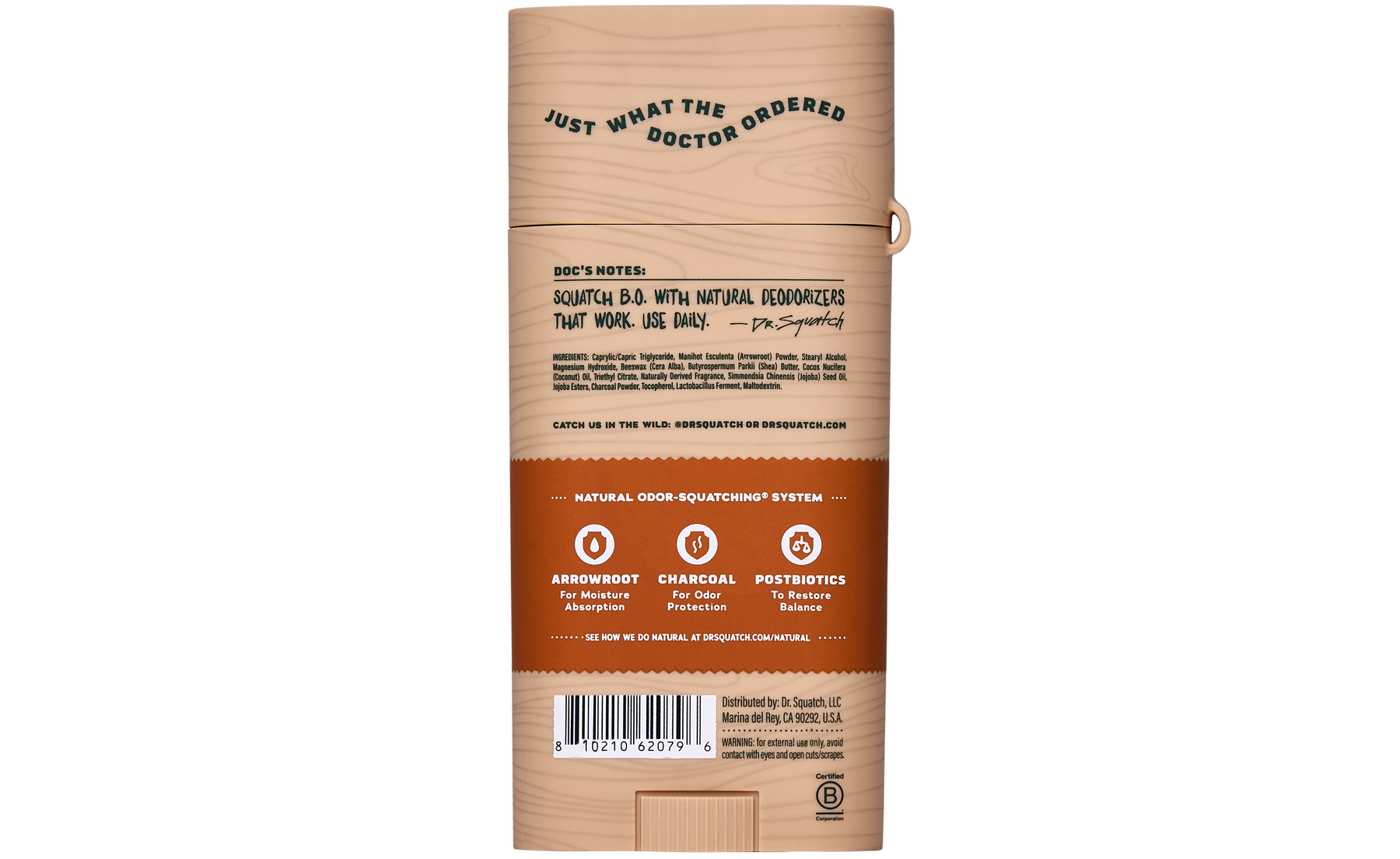 Wood Barrel Bourbon Deo Flask X6