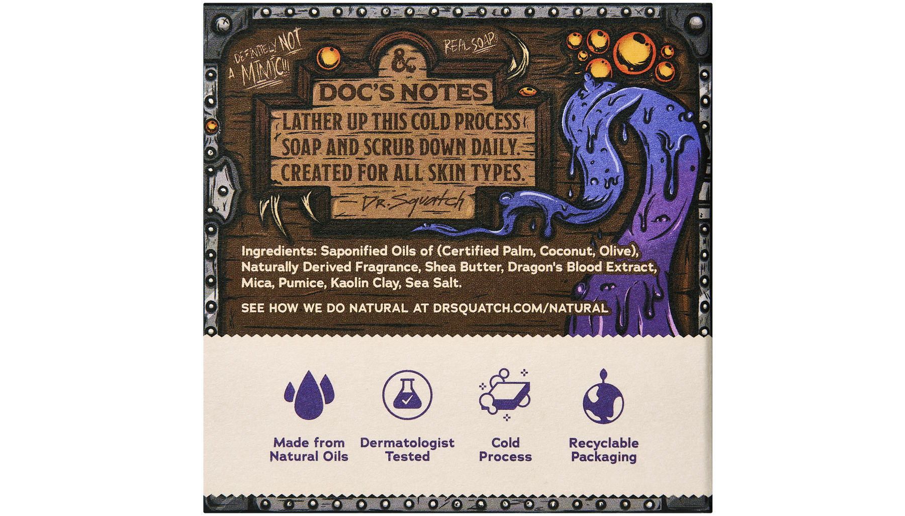 Dungeons & Dragons Mimic Bricc 3-Pack - Exclusive Limited Edition Bar Soap B8