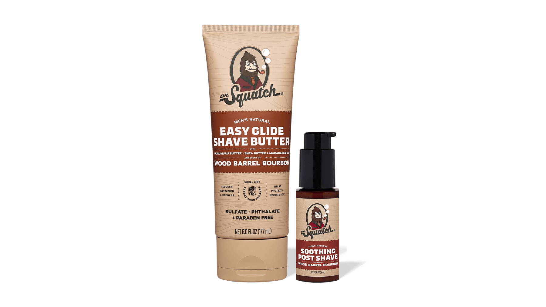 Wood Barrel Bourbon Smooth Shave Bundle U4