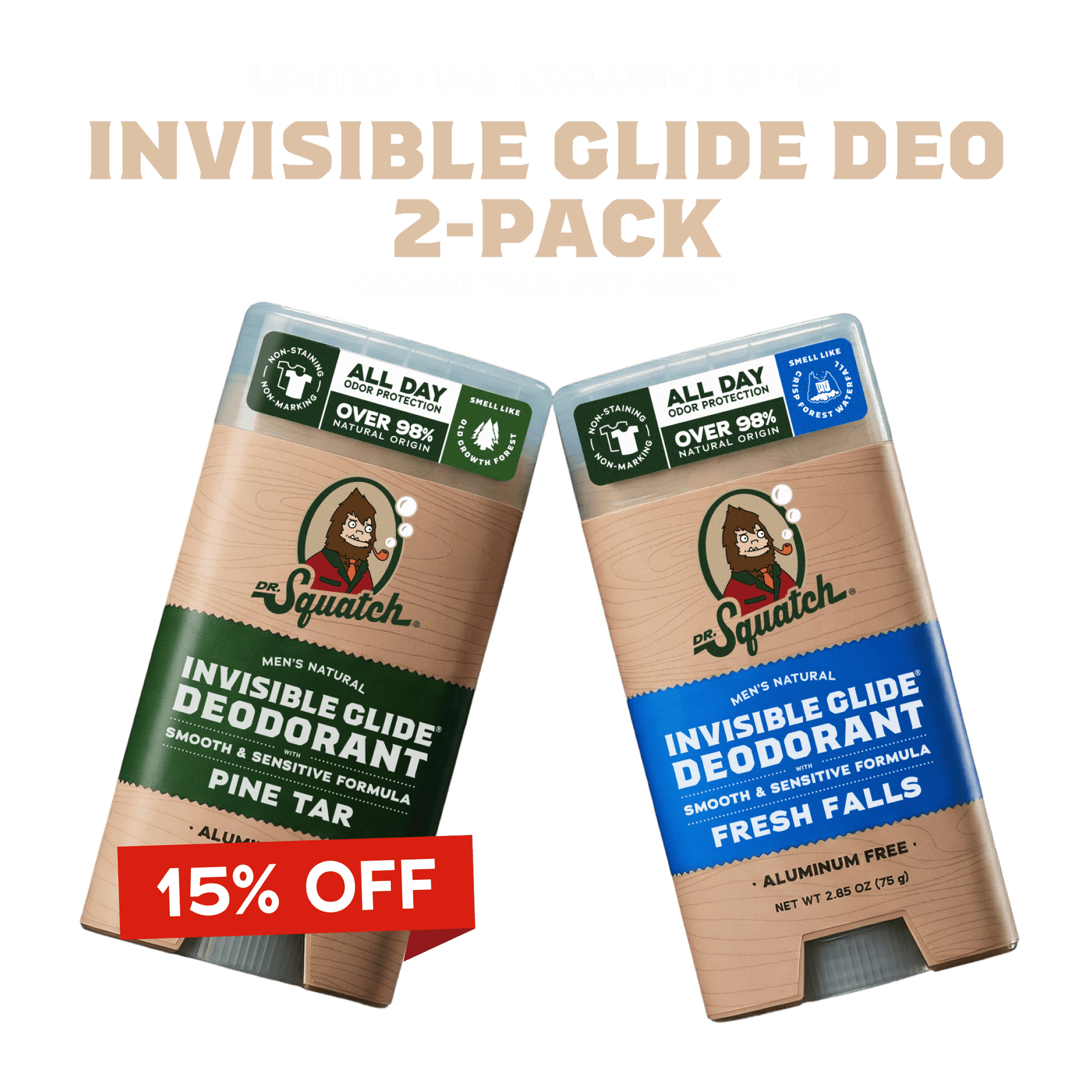 Exclusive: Invisible Glide Deodorant 2-Pack Offer X9
