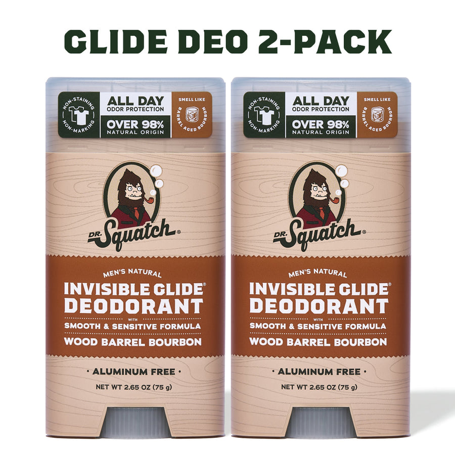Wood Barrel Bourbon 2-Pack Invisible Glide Deo V0