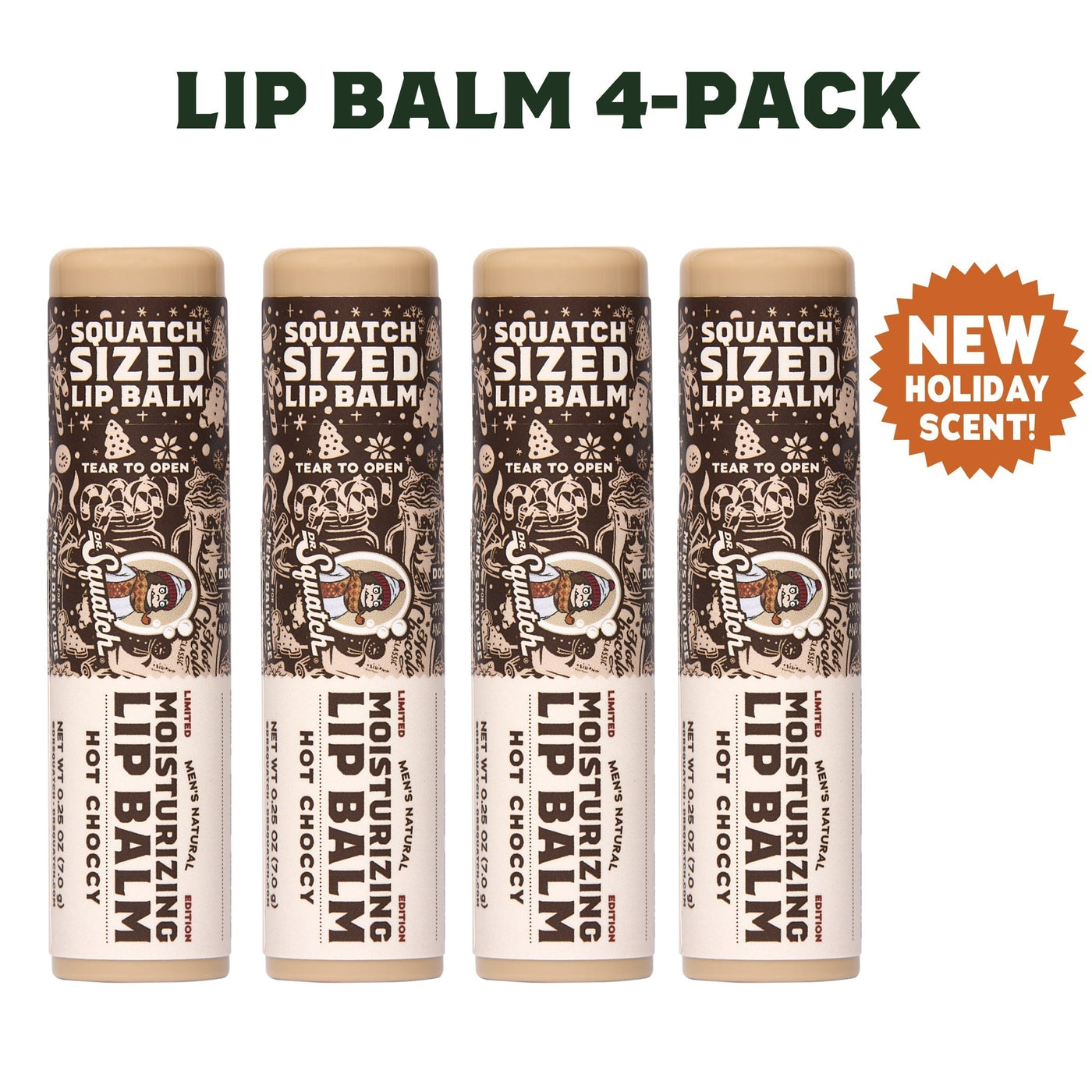 Lip Balm 4-Pack Hot Choccy J7