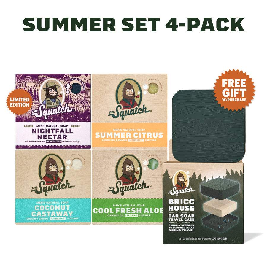 Summer Set 4-Pack + GWP Travel Case J7