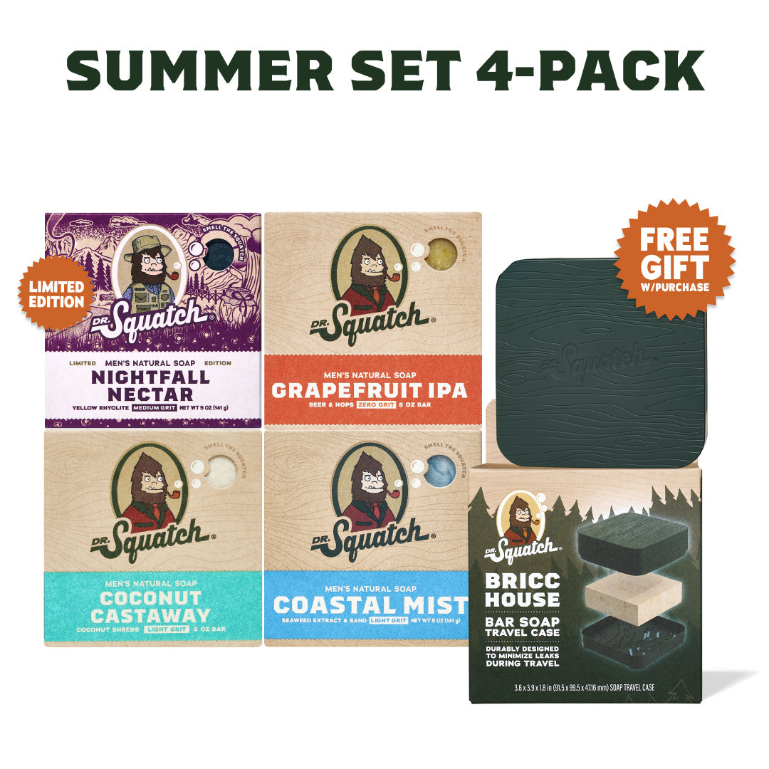 Summer Set 4-Pack + GWP Travel Case W9