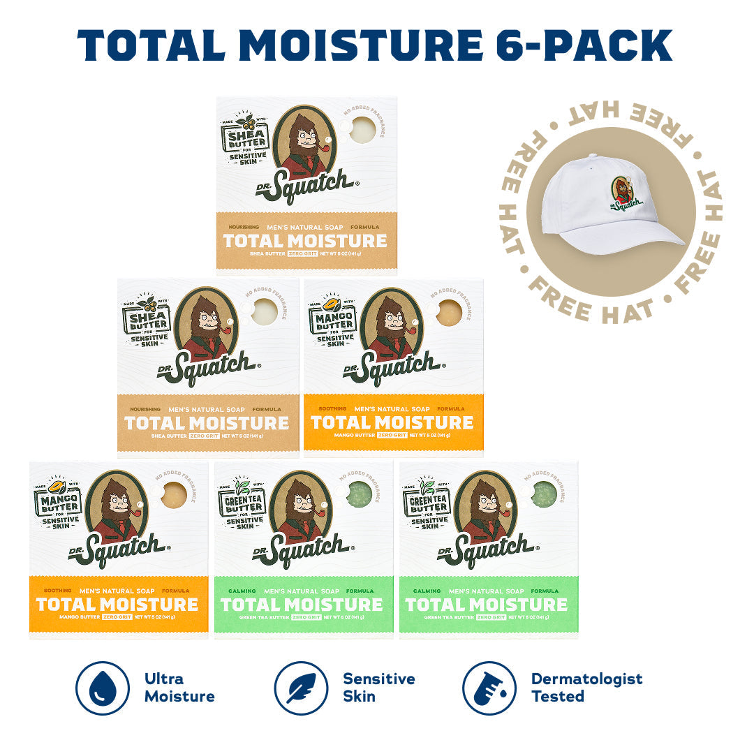 Total Moisture 6-Pack + Free Hat K6