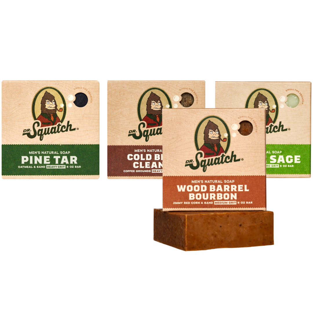 Woodsy 4-Pack Natural Bar Soap P8