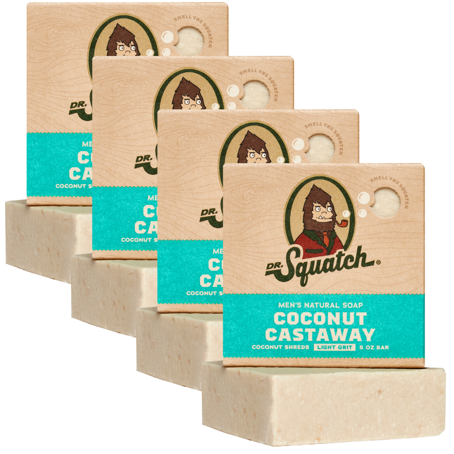 4-Pack Coconut Castaway Natural Bar Soap C3