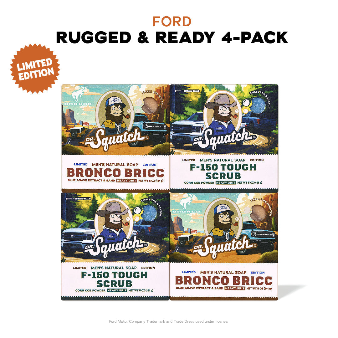 Ford Rugged & Ready 4-Pack - Exclusive Limited Edition Bar Soap T9