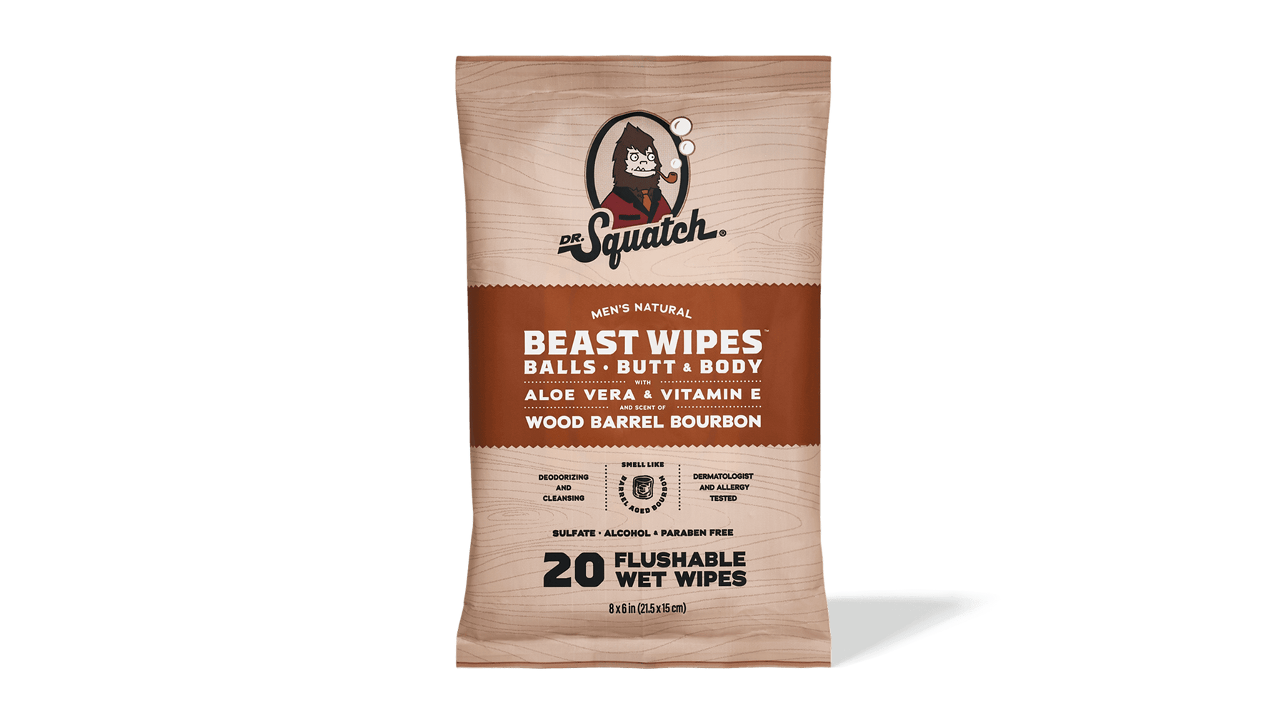 FREE Wood Barrel Bourbon Wipes U9
