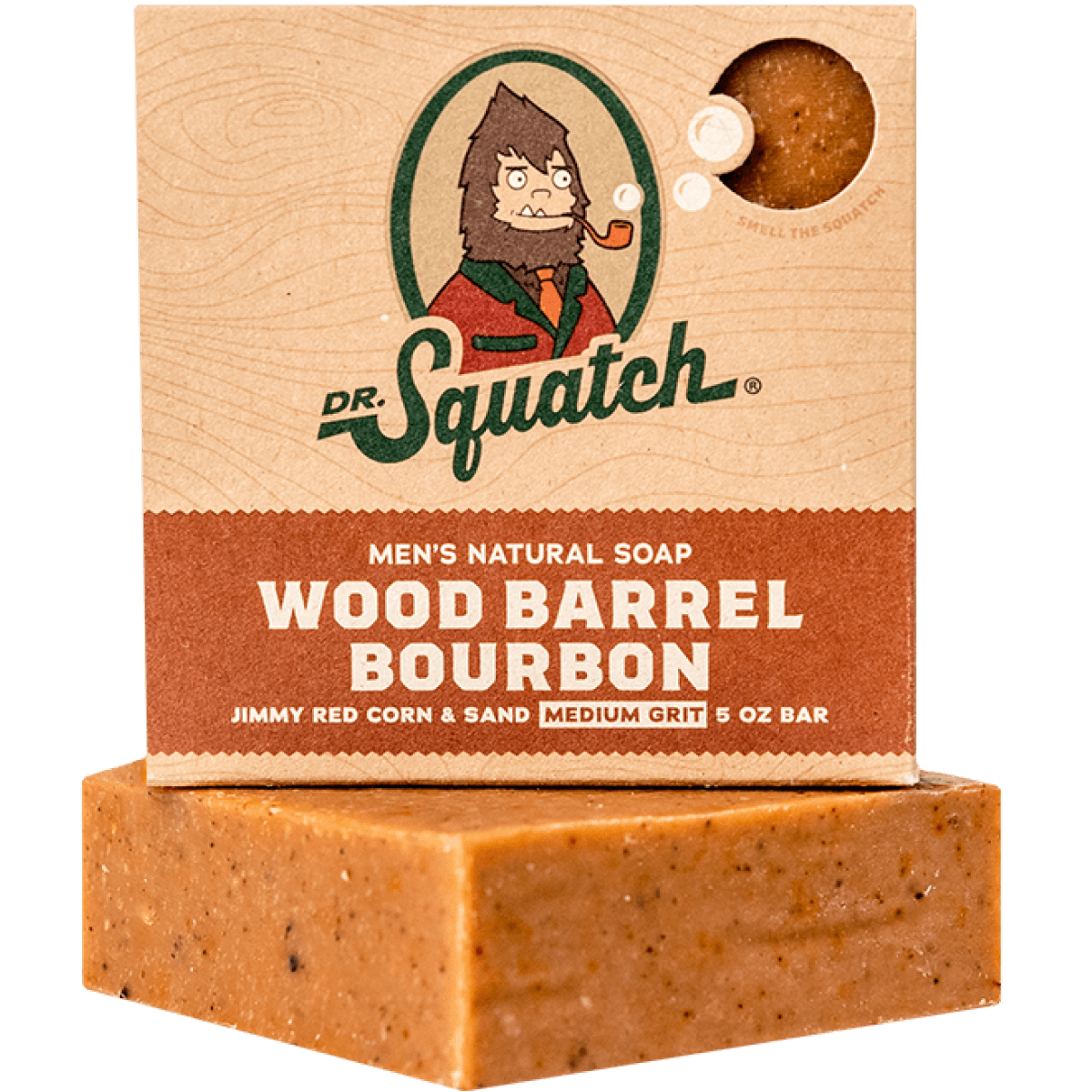 Essentials: Wood Barrel Bourbon Bar Soap V1